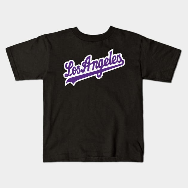 Los Angeles Kids T-Shirt by Vcormier